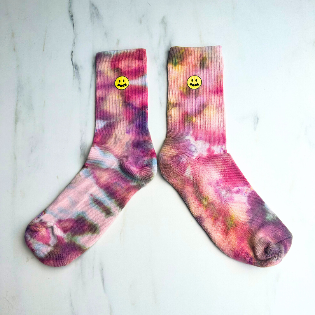 Tie Dye Socks | In Acid Smiley and Oh My Dog