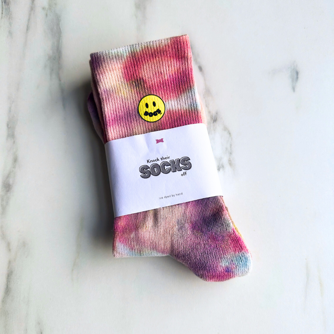 Tie Dye Socks | In Acid Smiley and Oh My Dog