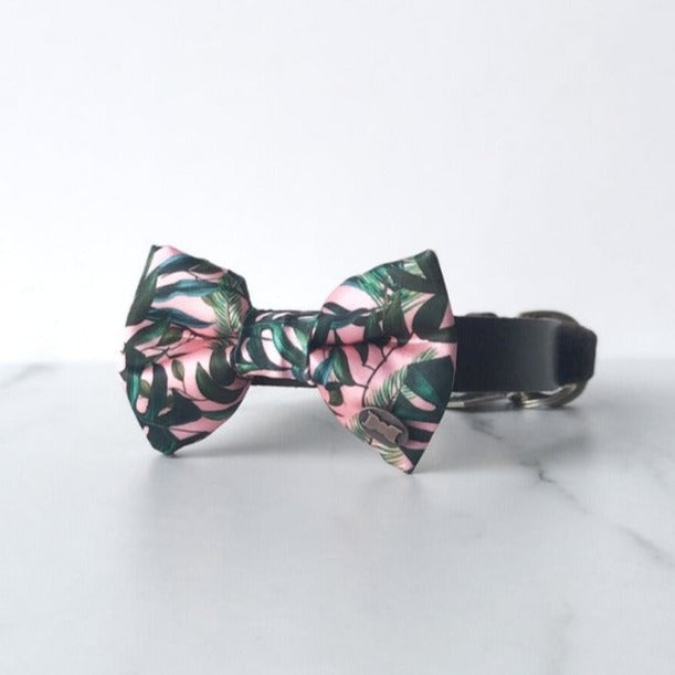 Palms & Cheese Dog Bow Tie