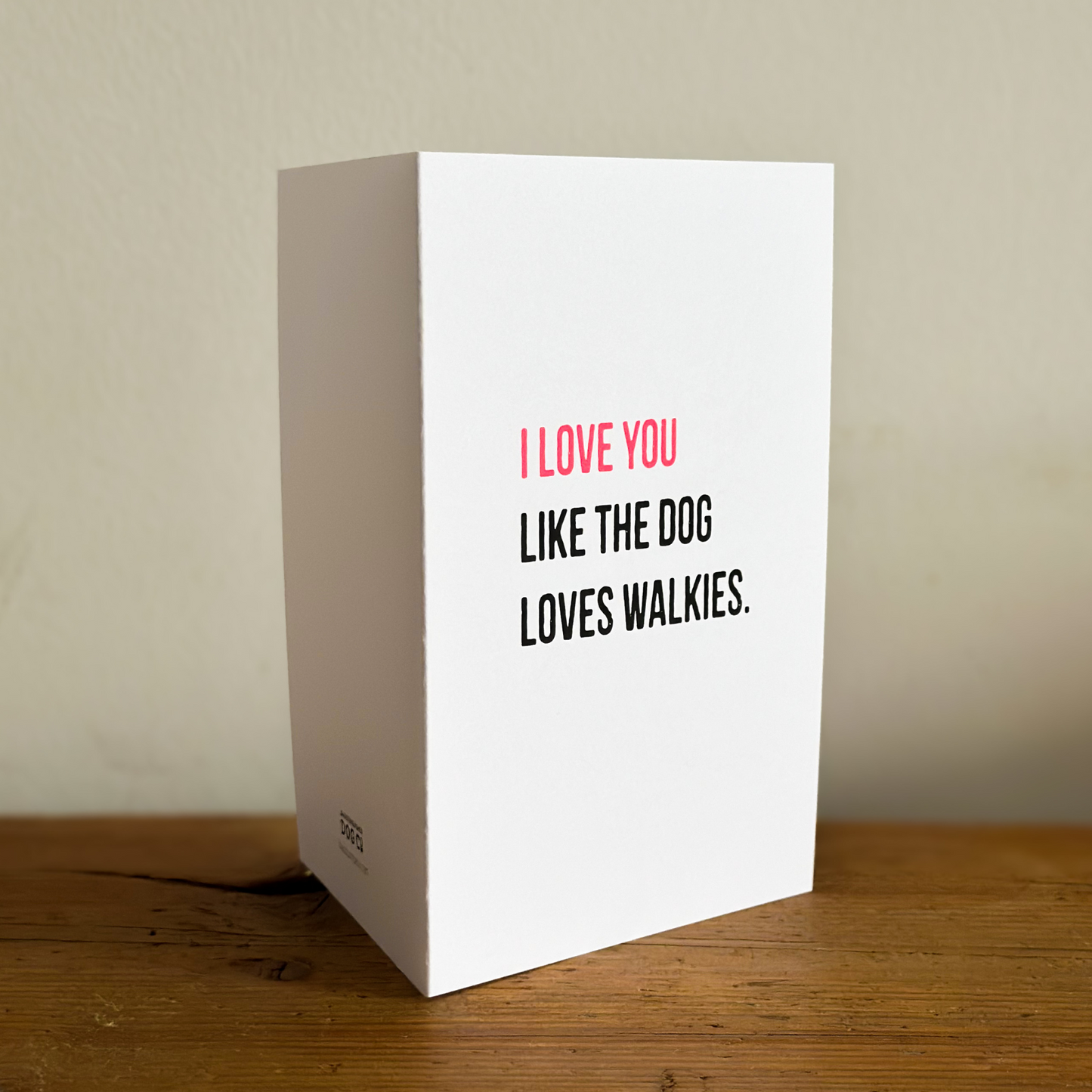 Walkies Greeting Card