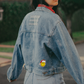 Christmas Acid Smiley | Cloth Patch |
