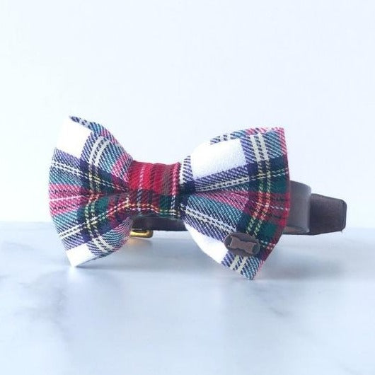 Bloombury Tartan Dog Bow Tie