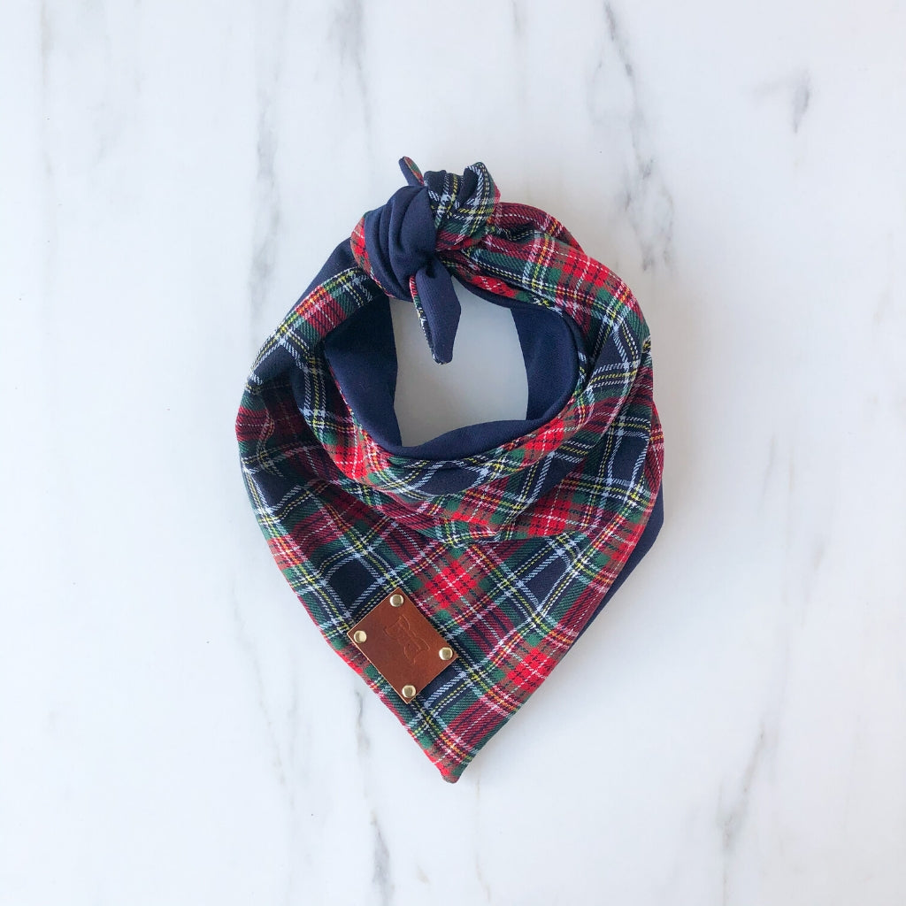 Tartan dog sales neckerchief