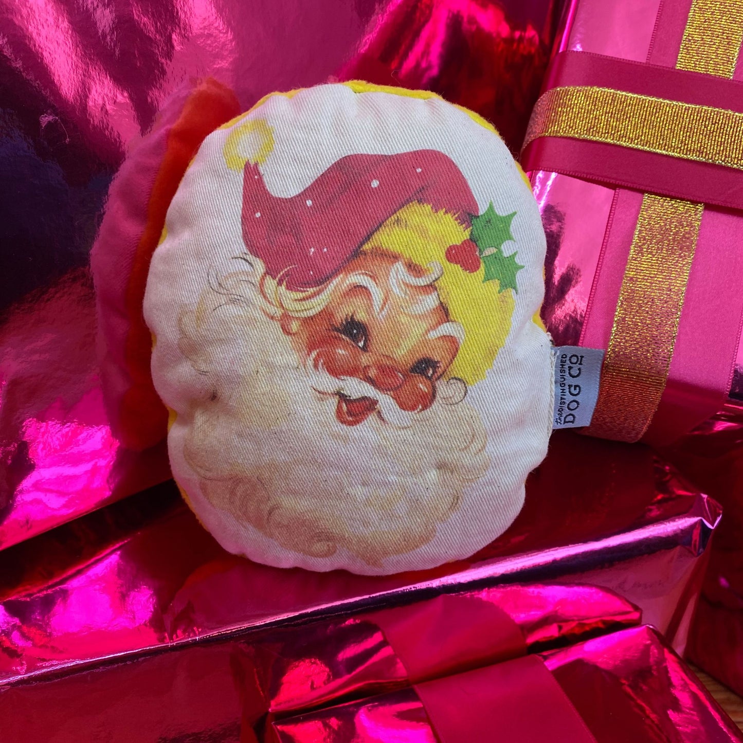 Squeaky Father Christmas Soft Toy