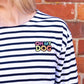 OHMYDOG Embroidered Breton Top