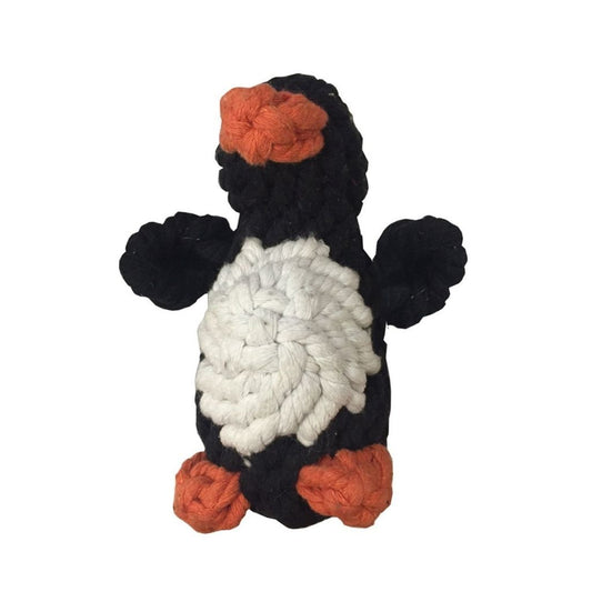Penguin Rope Dog Chew Toy