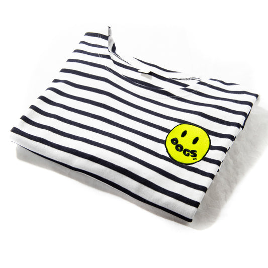 Doggy Smile Embroidered Breton Top