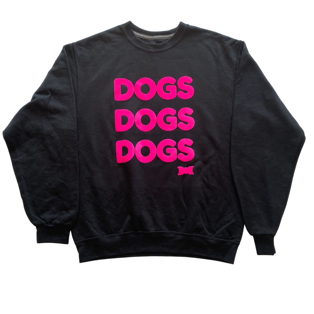 DDD Jumper - Black and Bright Pink