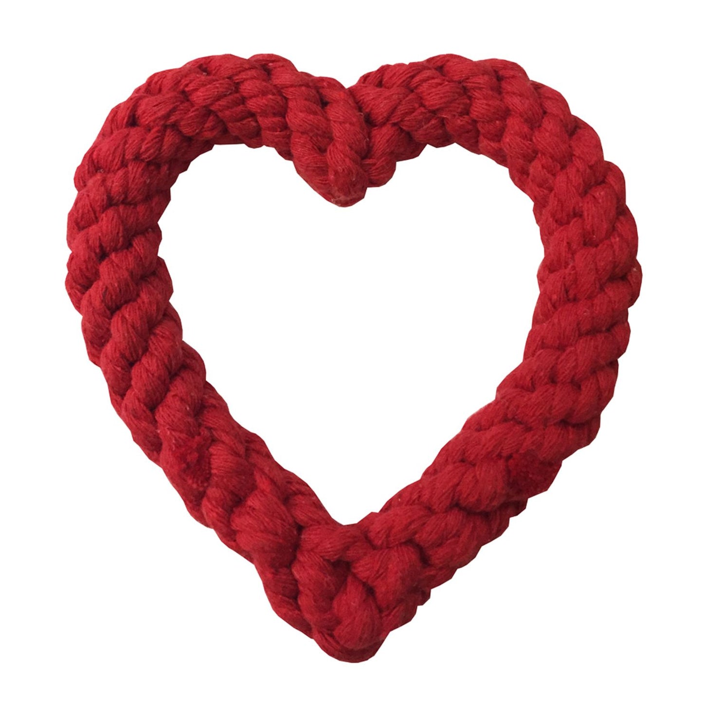 Heart Rope Dog Toy