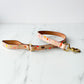 Paint Box Lead | Hand-Painted Leather Dog Lead | Neon
