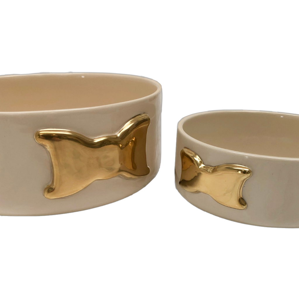 Golden Dog Bowls