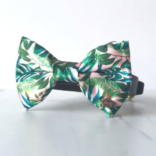 Palms & Cheese Dog Bow Tie