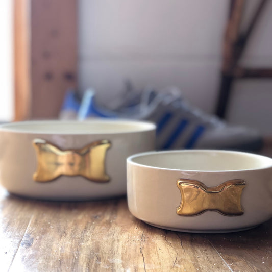 Golden Dog Bowls